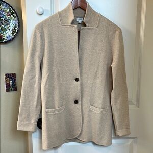 J. Crew Cotton Sweater Blazer S